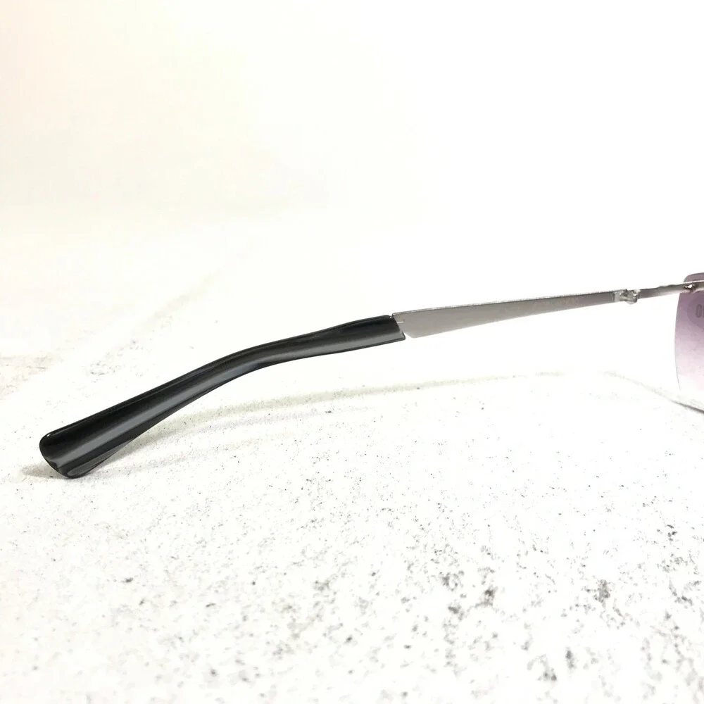 Eschenbach Sunglasses 6278-301630 Grey Cat Eye Frames with Purple Lenses